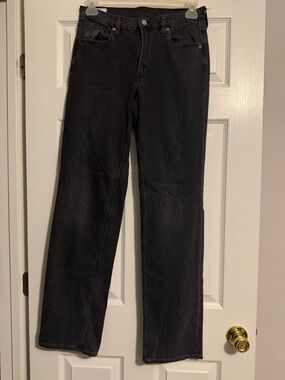 GAP Black Men's Straight-Leg Jeans